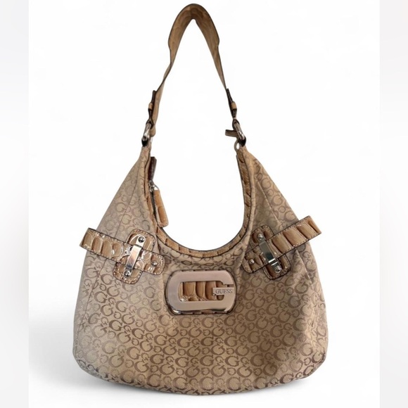 Guess Y2K Tabby Tan Shoulder Bag - Picture 1 of 8